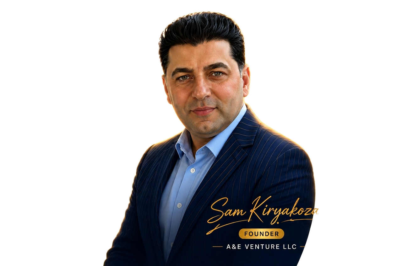 Sam Kiryakoza, Founder of A&E Venture LLC